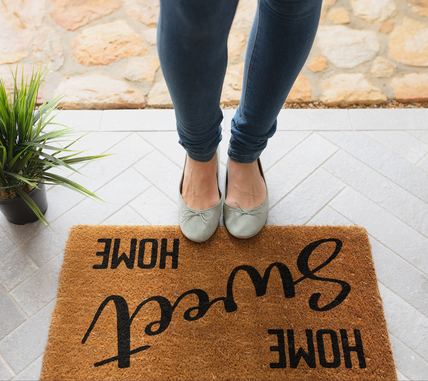 Sweet Home Doormat, Hello Sweet Home Doormat, Home Welcome Doormat, Sweet Home Coir Mat, Home Decor Sweet Home Mat, Front Door Mats