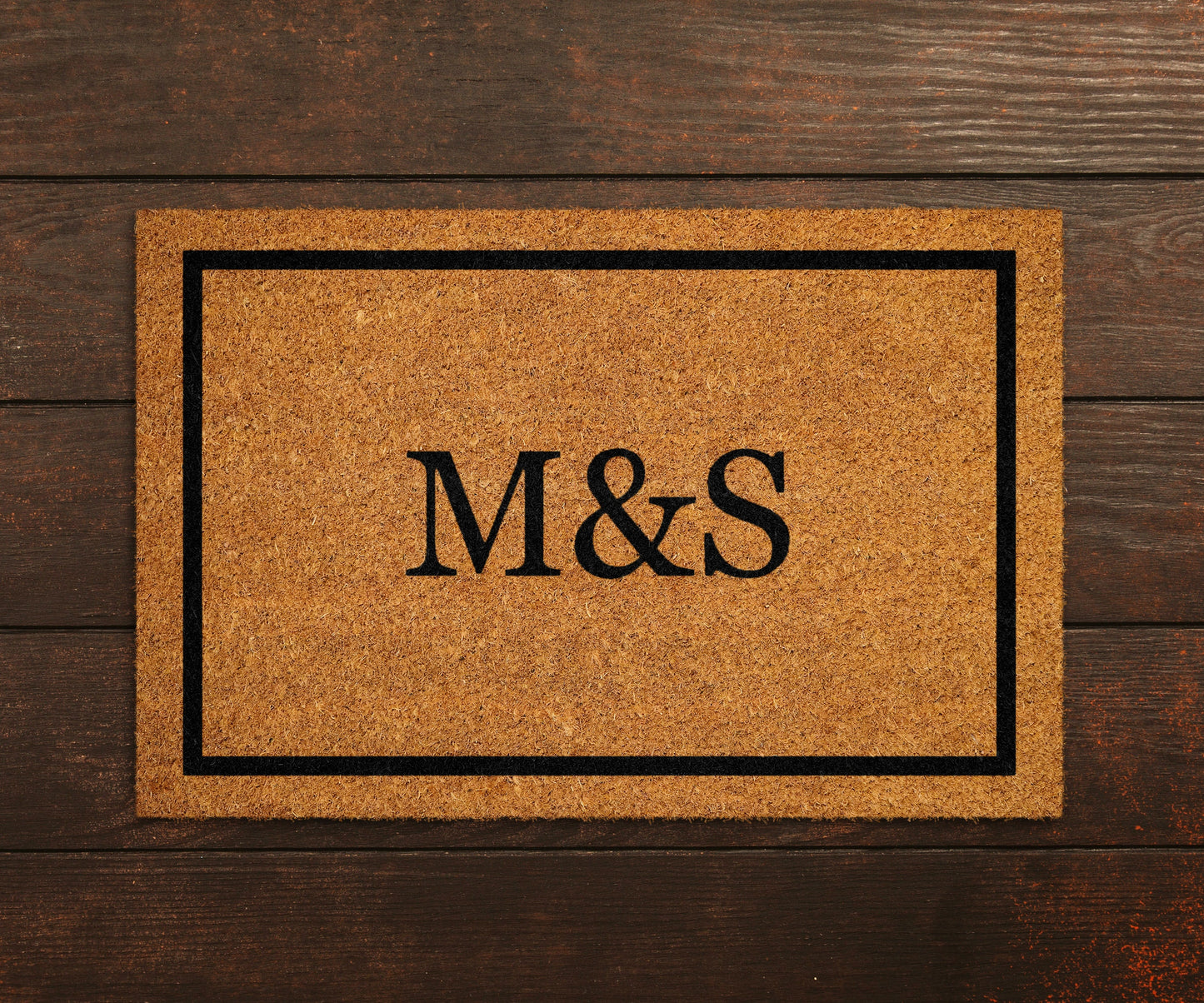 Custom Couple Name Initial Doormat, Custom Family Doormat, Custom Name Initial Doormat, Personalized Initial Door Mat, Custom Mat