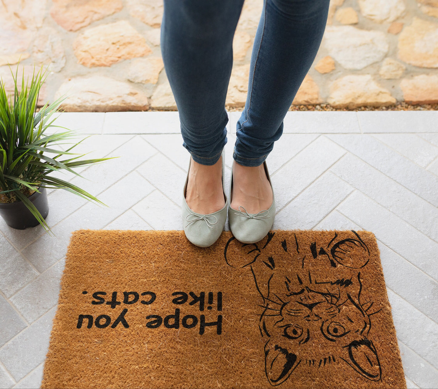 Hope You Like Cats Doormats, Cats Doormat, You Like Cats Doormat, Welcome Doormats, Cats Doormats, Funny Cat Doormats