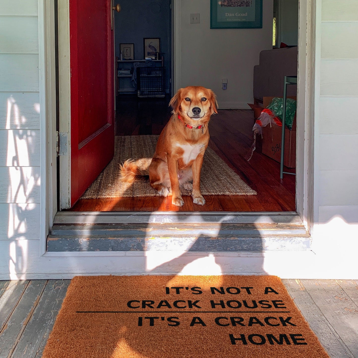 It's Not A Crack House It's A Crack Home Doormat, Funny Doormat, Housewarming Gift, Birthday Gift, Wedding Gift, Housewarming Gift