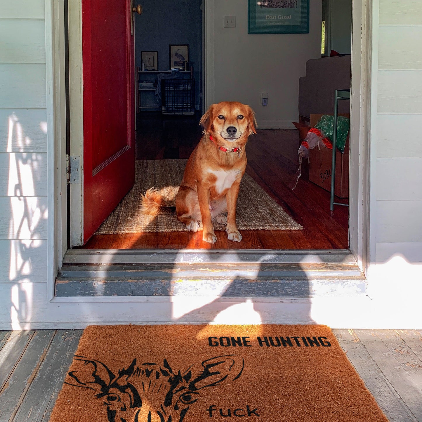 Gone Hunting Welcome Doormat, Hunting Deer Doormats, Gone Hunting Mat, Funny Hunting Doormat, Welcome Deer Doormats, Welcome Hunting Mats