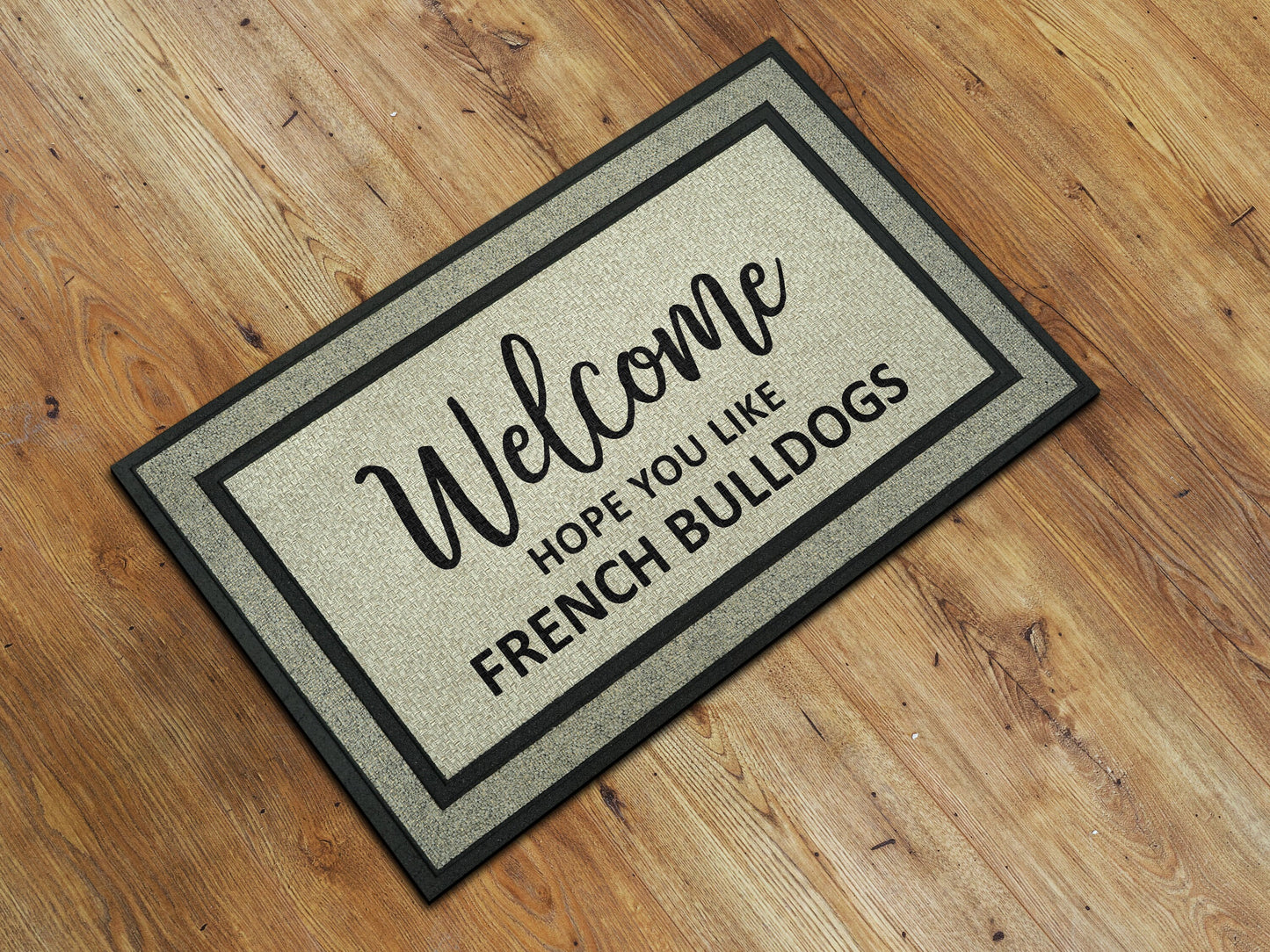 French Bulldogs Doormat, French Bulldog Funny Dogs Door Mat, French Bulldogs Doormats, Funny French Bulldogs Rubber Mat, Welcome Bulldog Mat