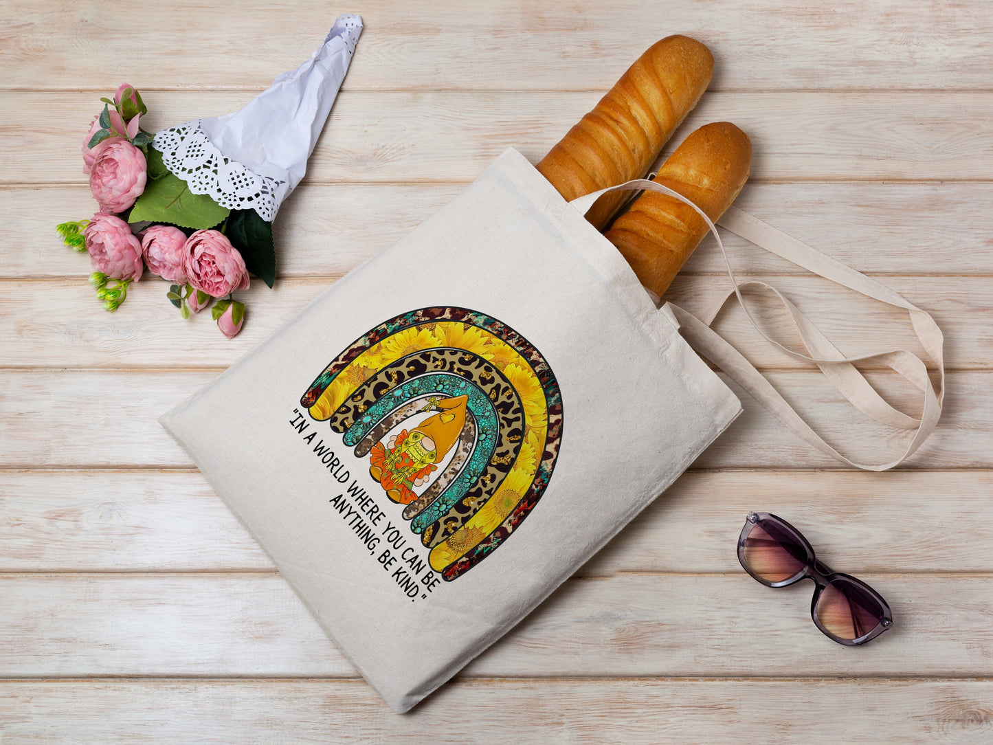 Be Kind Cotton Canvas Tote Bag Be Kind Cotton Canvas Tote Bags