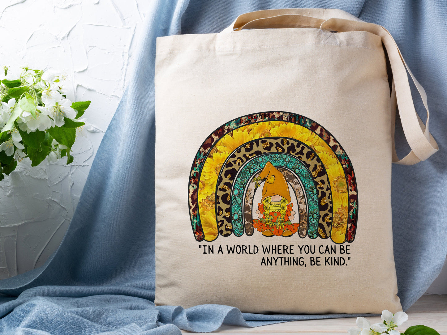 Be Kind Cotton Canvas Tote Bag Be Kind Cotton Canvas Tote Bags