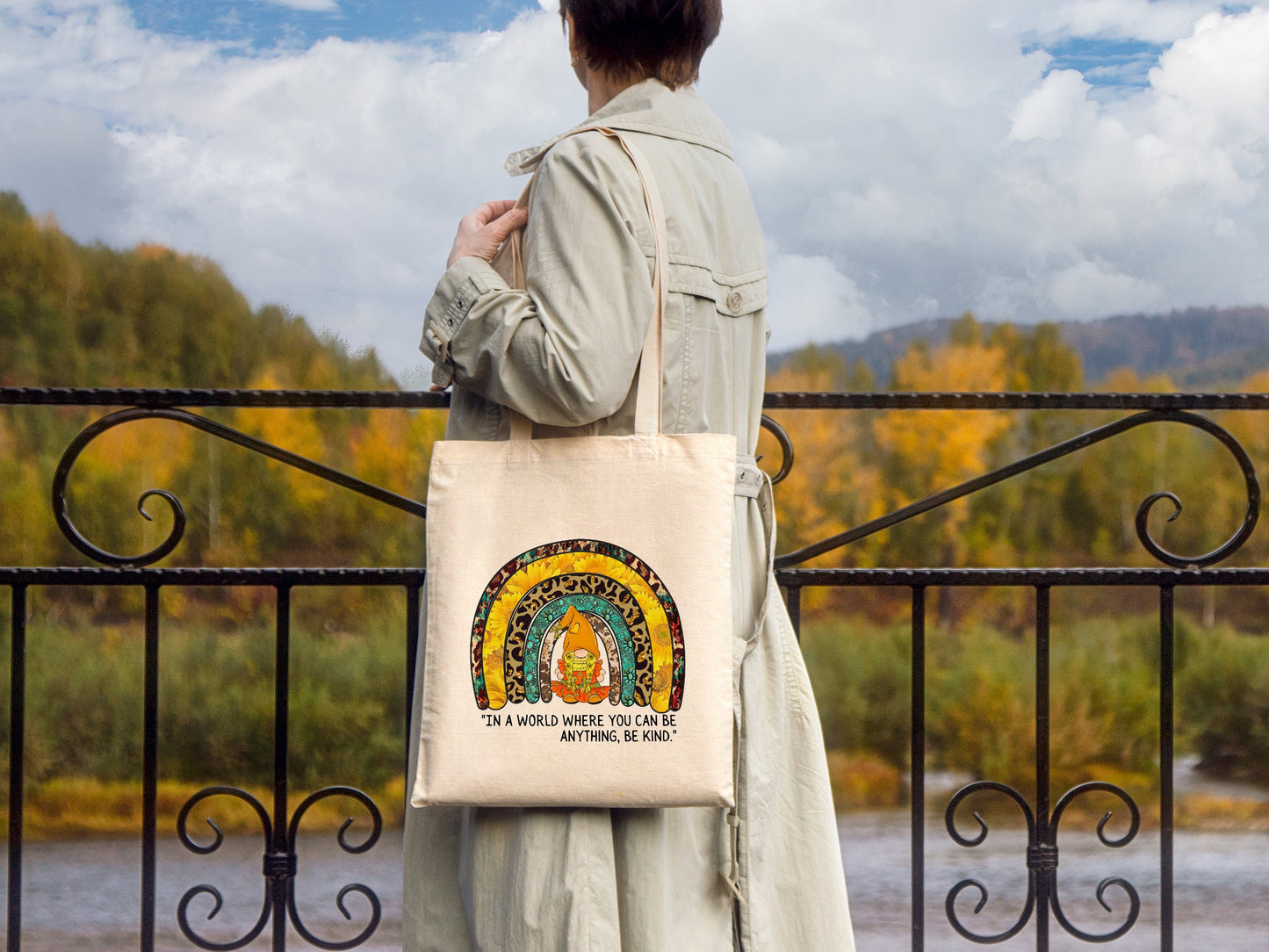 Be Kind Cotton Canvas Tote Bag Be Kind Cotton Canvas Tote Bags