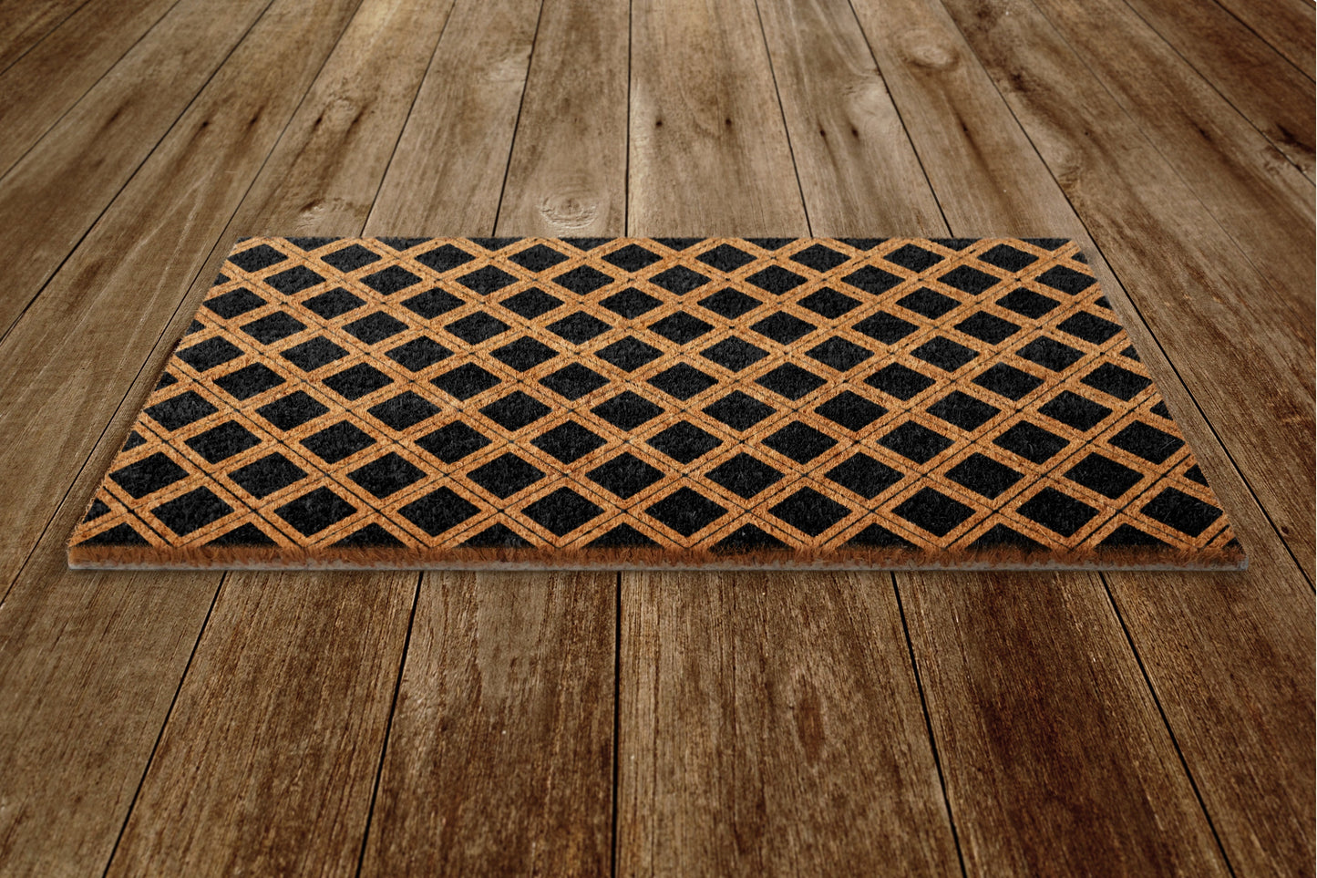 Argyle Welcome Door Mat, Argyle Welcome Coir Door Mats, Funny Doormat, Welcome Outdoor Mat