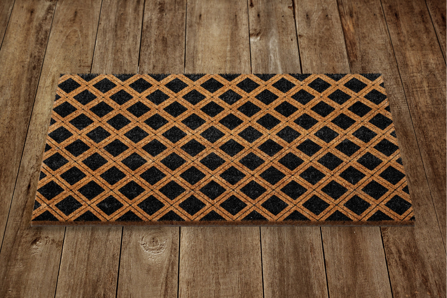 Argyle Welcome Door Mat, Argyle Welcome Coir Door Mats, Funny Doormat, Welcome Outdoor Mat