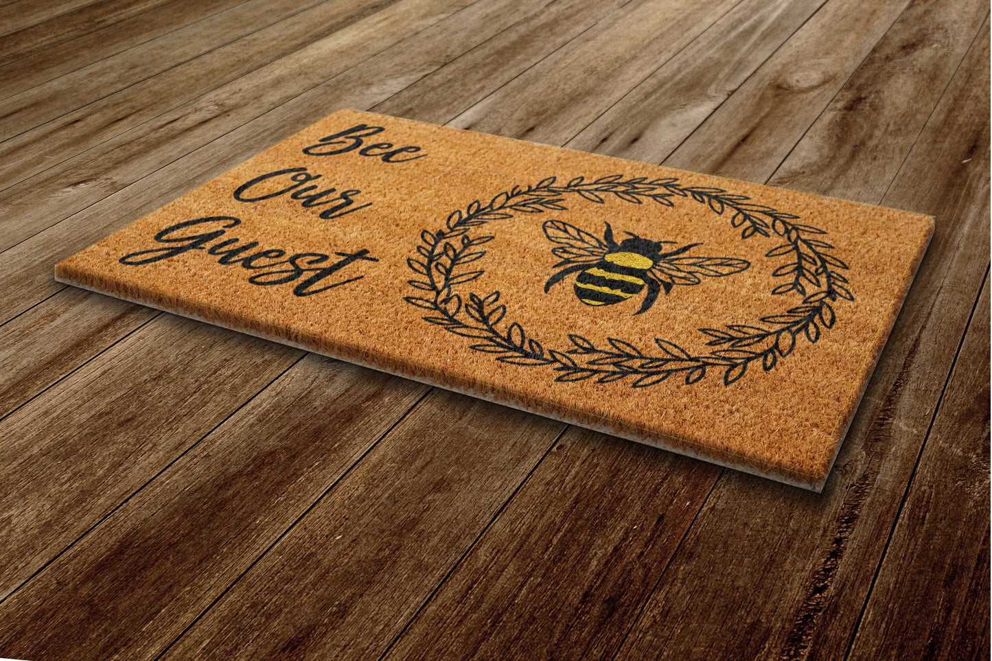 Bee Door Mat, Bee Spring Door Mats, Our Guest Funny Doormat, Welcome Mats