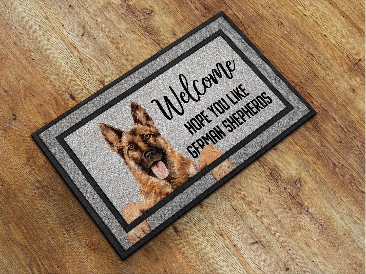German Shepherds Doormat, German Shepherds Funny Dogs Door Mat, Doormats, Funny German Shepherds Dogs Rubber Mat, Welcome Mat