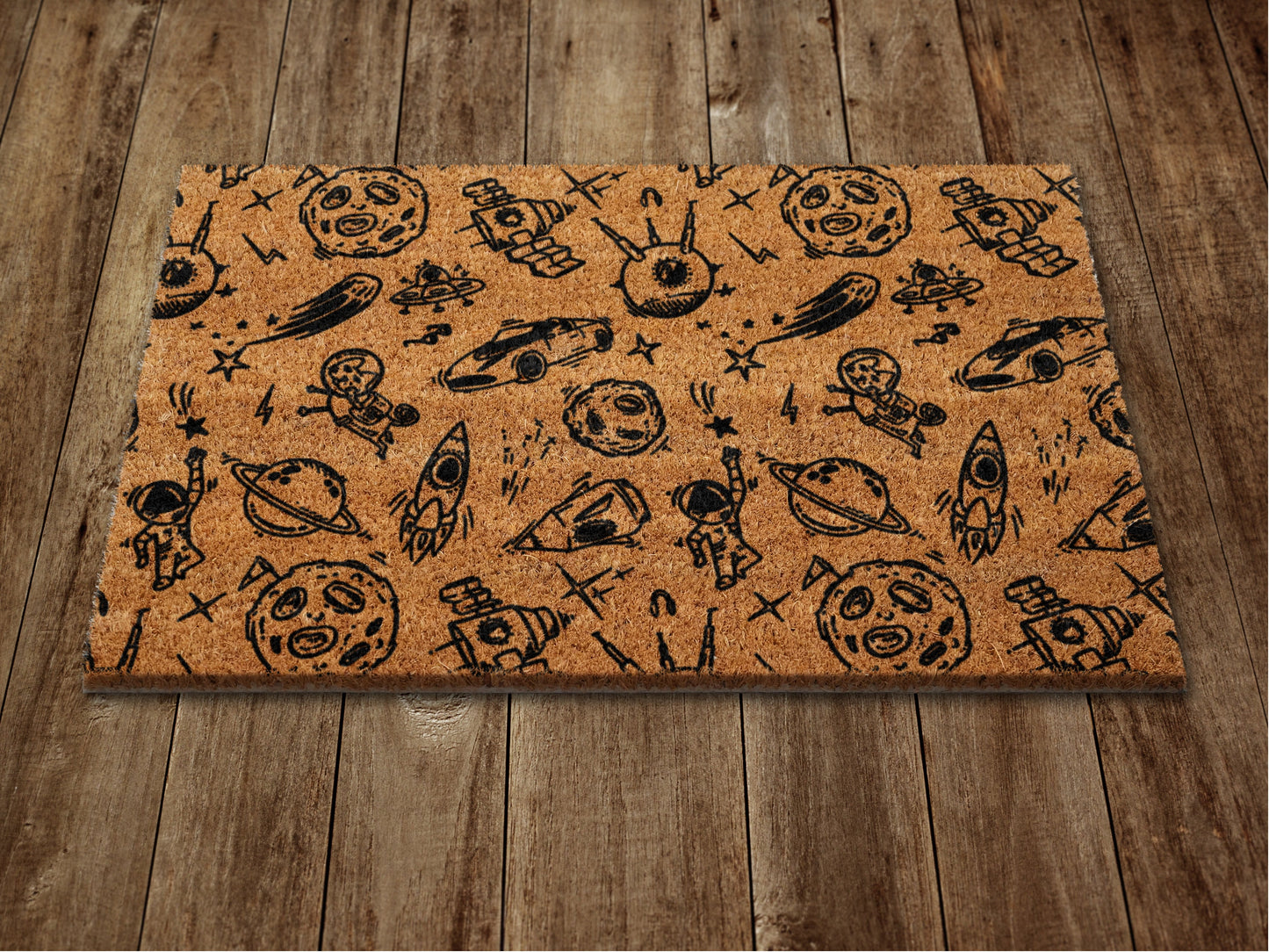 Space Door Mat, Spring Door Mats, Funny Doormat, Welcome Mats