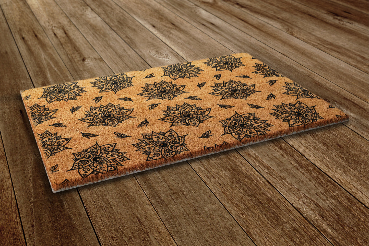 Flowers Pattern Door Mat, Spring Door Mats, Funny Doormat, Welcome Mats
