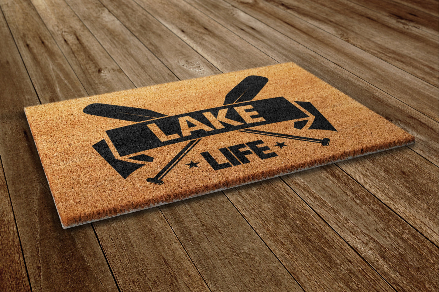 Lake Life Door Mat, On Lake Welcome Coir Door Mats, Funny Doormat, Welcome Outdoor Mat
