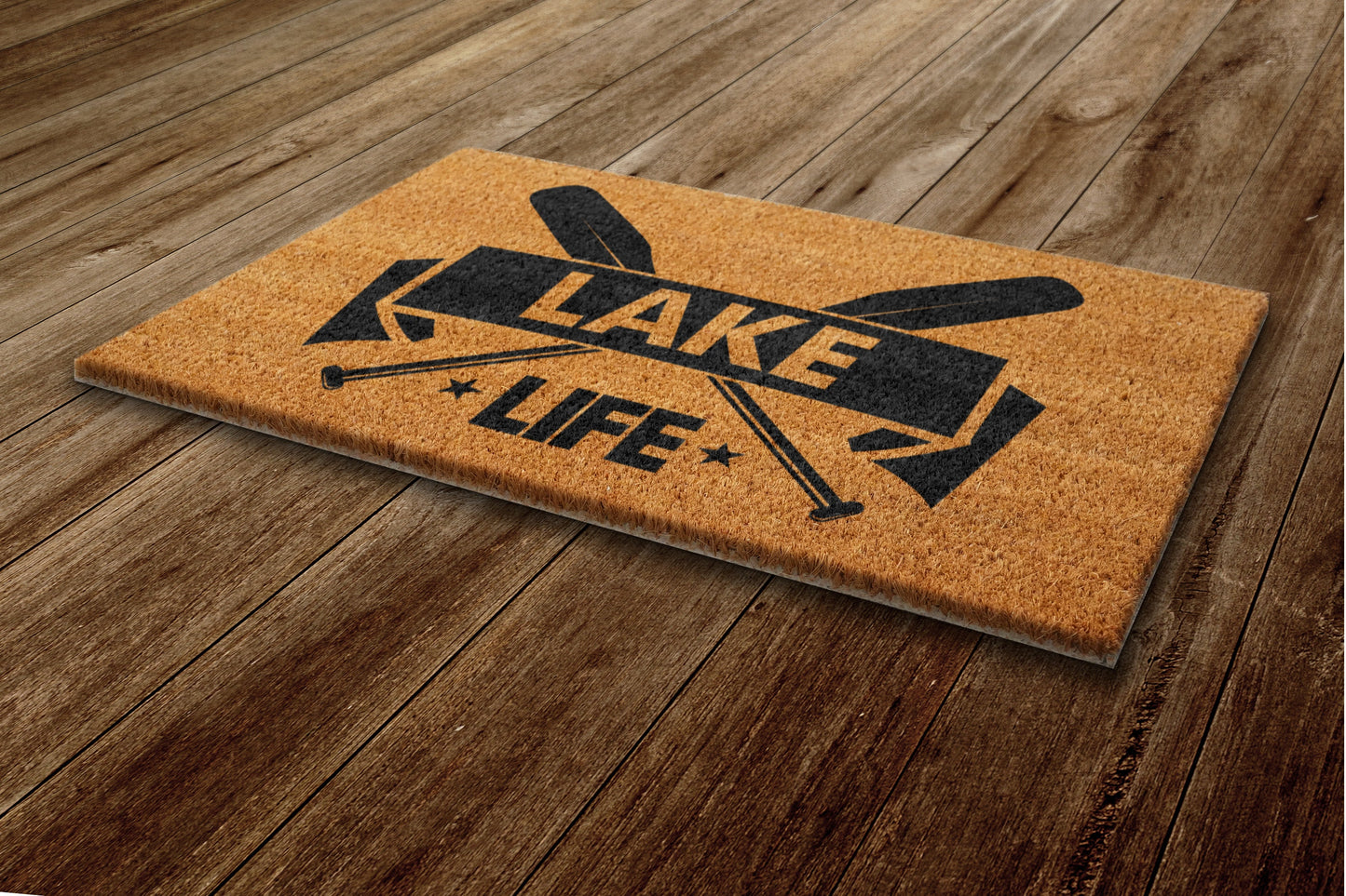 Lake Life Door Mat, On Lake Welcome Coir Door Mats, Funny Doormat, Welcome Outdoor Mat