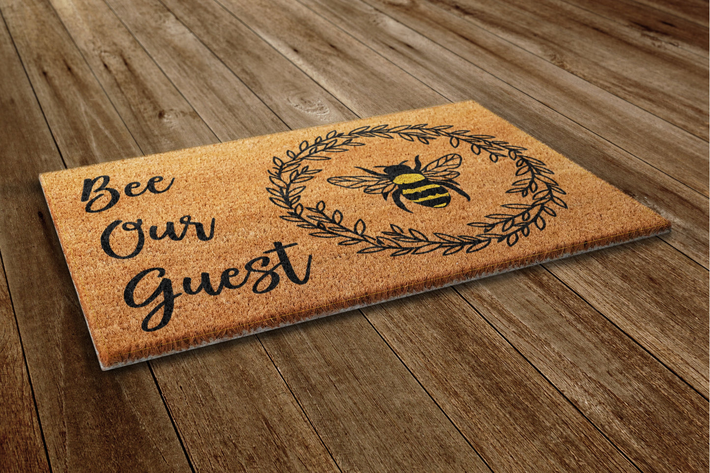 Bee Door Mat, Bee Spring Door Mats, Our Guest Funny Doormat, Welcome Mats