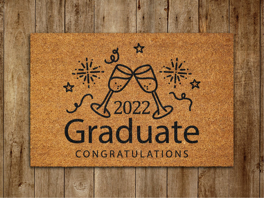 Graduate Door Mat, Congratulations Door Mats, Our Guest Funny Doormat, Welcome Mats Gift Doormat