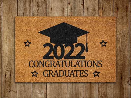Graduates Door Mat, Congratulations Door Mats, Funny Doormat, Welcome Mats Gift Doormat