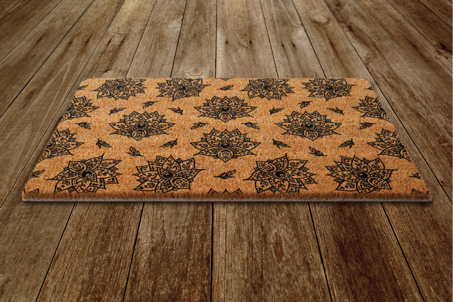Flowers Pattern Door Mat, Spring Door Mats, Funny Doormat, Welcome Mats