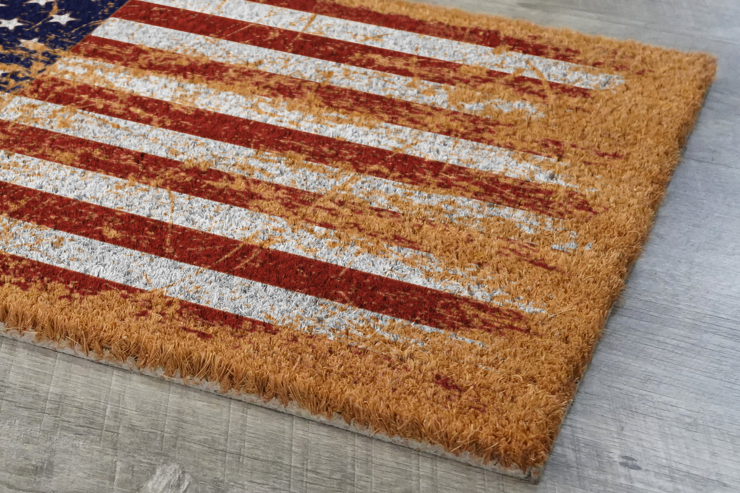 USA Flag Patriotic Door Mats, Funny Doormat, USA Flag Welcome Mats
