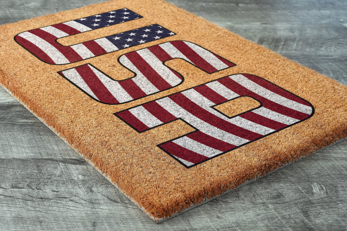 USA Doormat, USA Flag Mat, Patriotic Door Mats, Funny Doormat, Patriotic Flag Welcome Mats, US Flag Coir Doormat