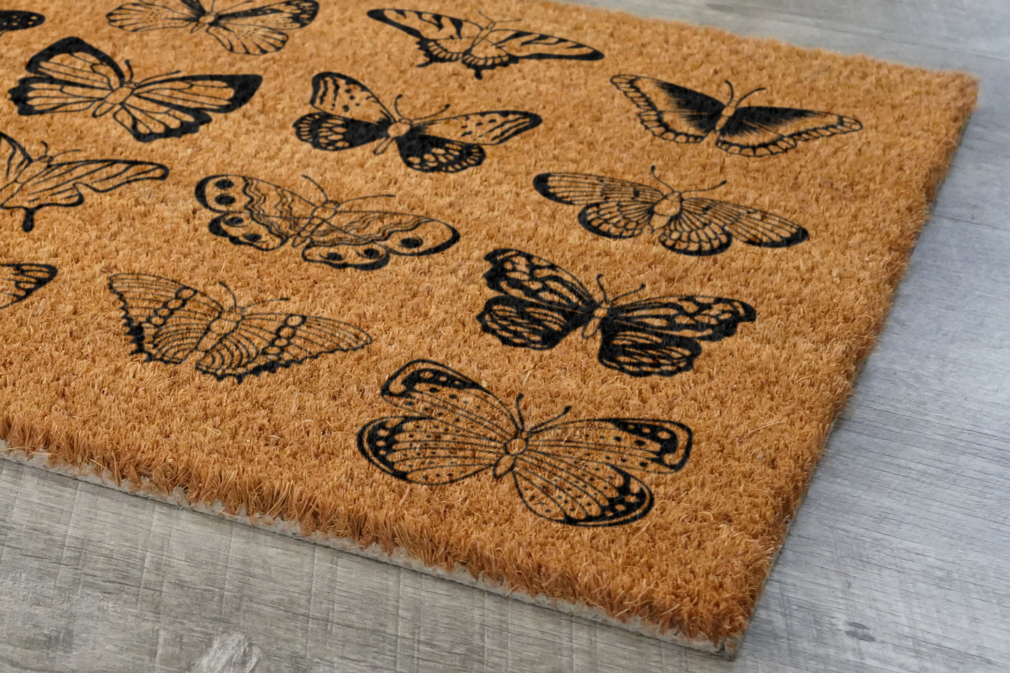 Butterflies Doormat, Welcome Doormats, Butterfly Outdoor Doormats, Butterflies Coir Mats, Welcome Funny Door Mats