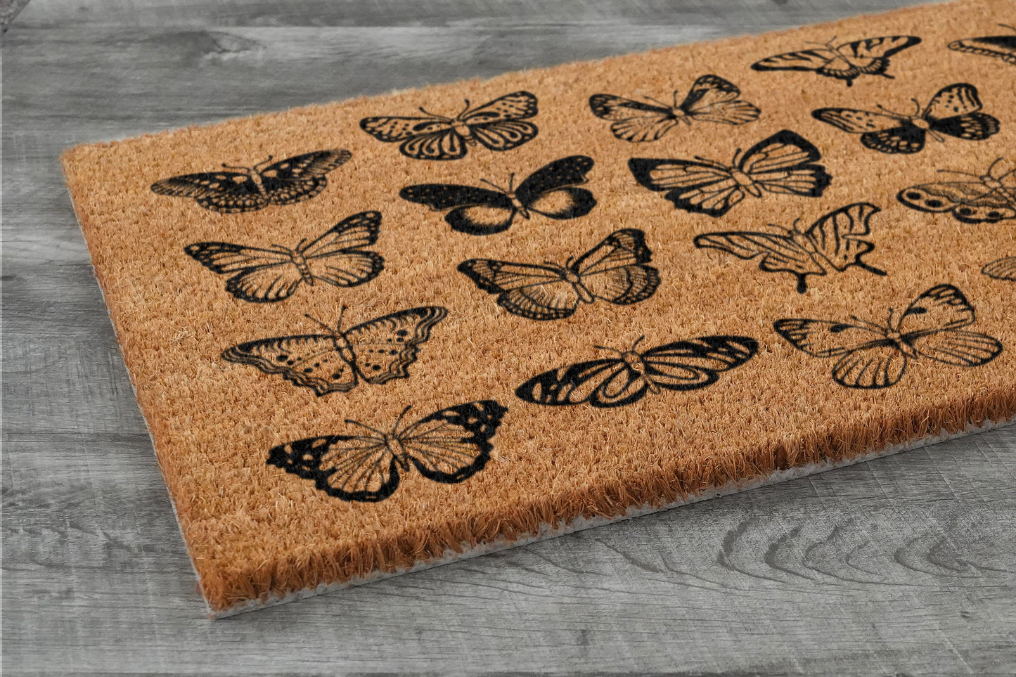 Butterflies Doormat, Welcome Doormats, Butterfly Outdoor Doormats, Butterflies Coir Mats, Welcome Funny Door Mats