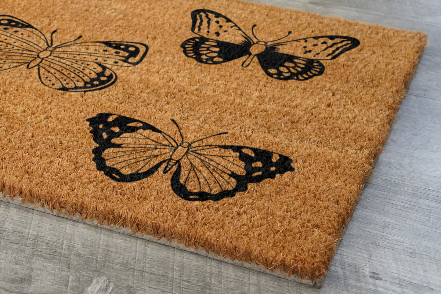 Butterfly Doormat, Welcome Doormats, Butterflies Outdoor Doormats, Butterfly Coir Mats, Welcome Funny Door Mats