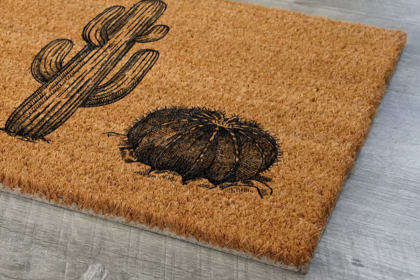 Cactus Welcome Doormat, Welcome Cactus Doormats, Cactuses Doormats, Cactus Coir Mats, Welcome Cactus Funny Door Mats