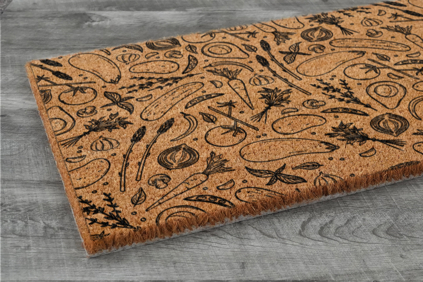 Vegetables Mat, Welcome Coir Doormats, Vegetables Doormats, Funny Cactus Coir Mats, Welcome Funny Vegetables Door Mats