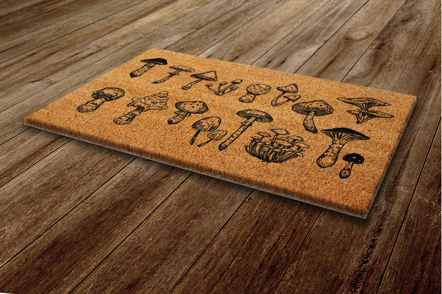 Mushrooms Door Mat, All Mushrooms Welcome Coir Door Mats, Funny Doormat, Welcome Outdoor Mat