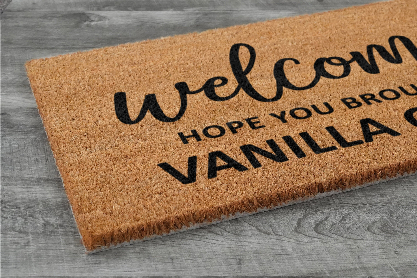 Welcome Hope You Brought Vanilla Coke Coir Door Mat, Front Door Mat, Funny Vanilla Coke Doormat, Welcome Mats, Vanilla Coke Coir Mats