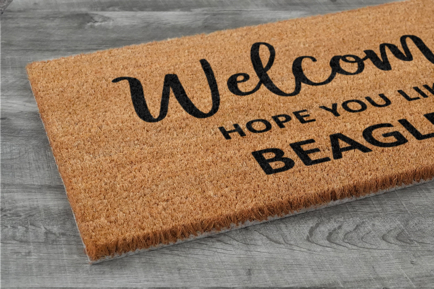 Beagles Welcome Out Door Mat, Hope You Like Beagles Door Mats, Funny Doormat, Welcome Beagles Coir Mats