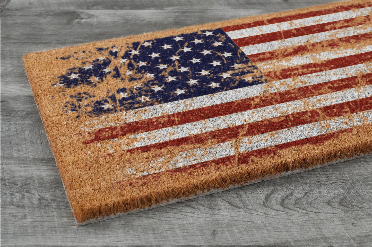 USA Flag Patriotic Door Mats, Funny Doormat, USA Flag Welcome Mats