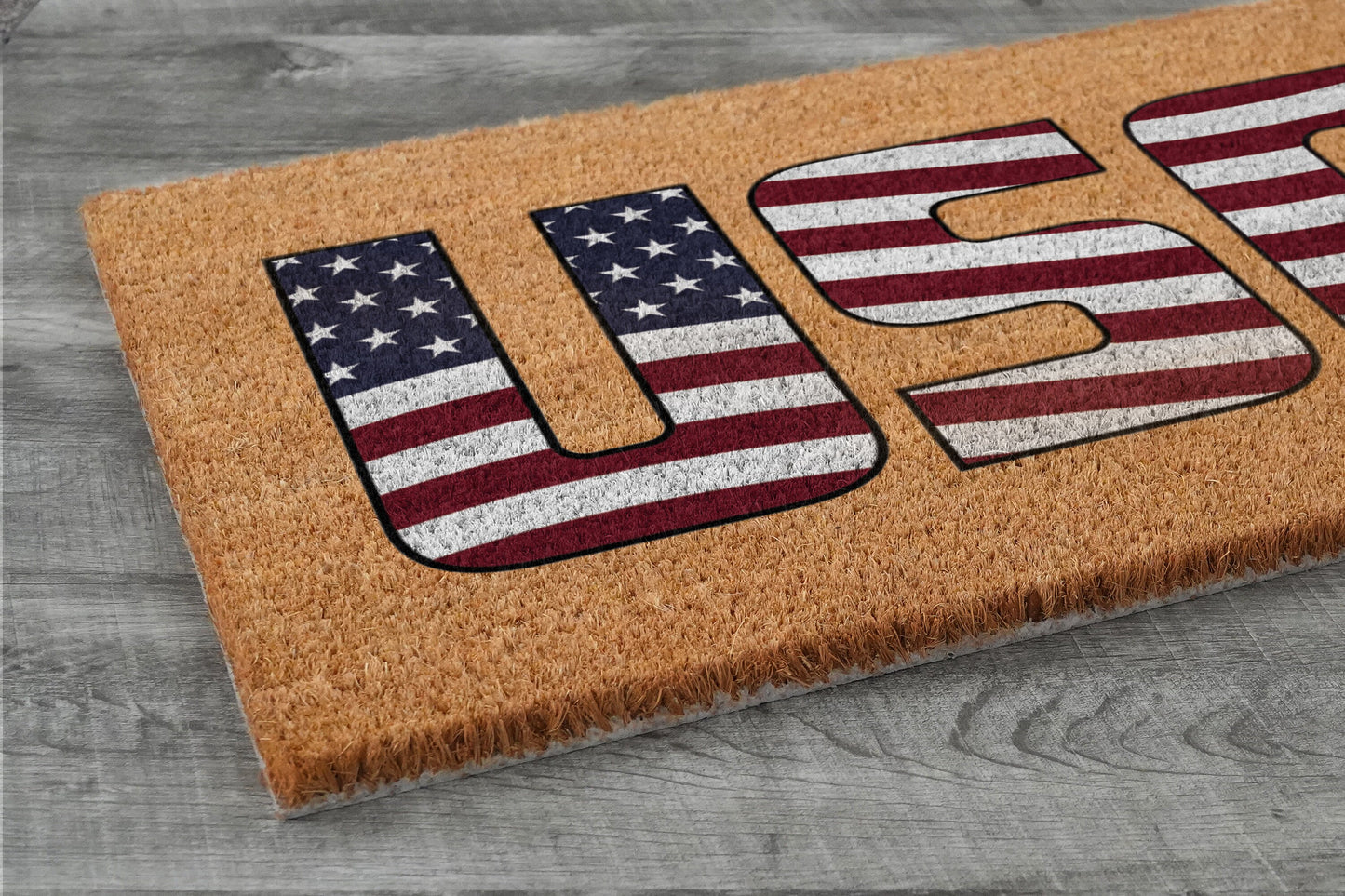 USA Doormat, USA Flag Mat, Patriotic Door Mats, Funny Doormat, Patriotic Flag Welcome Mats, US Flag Coir Doormat