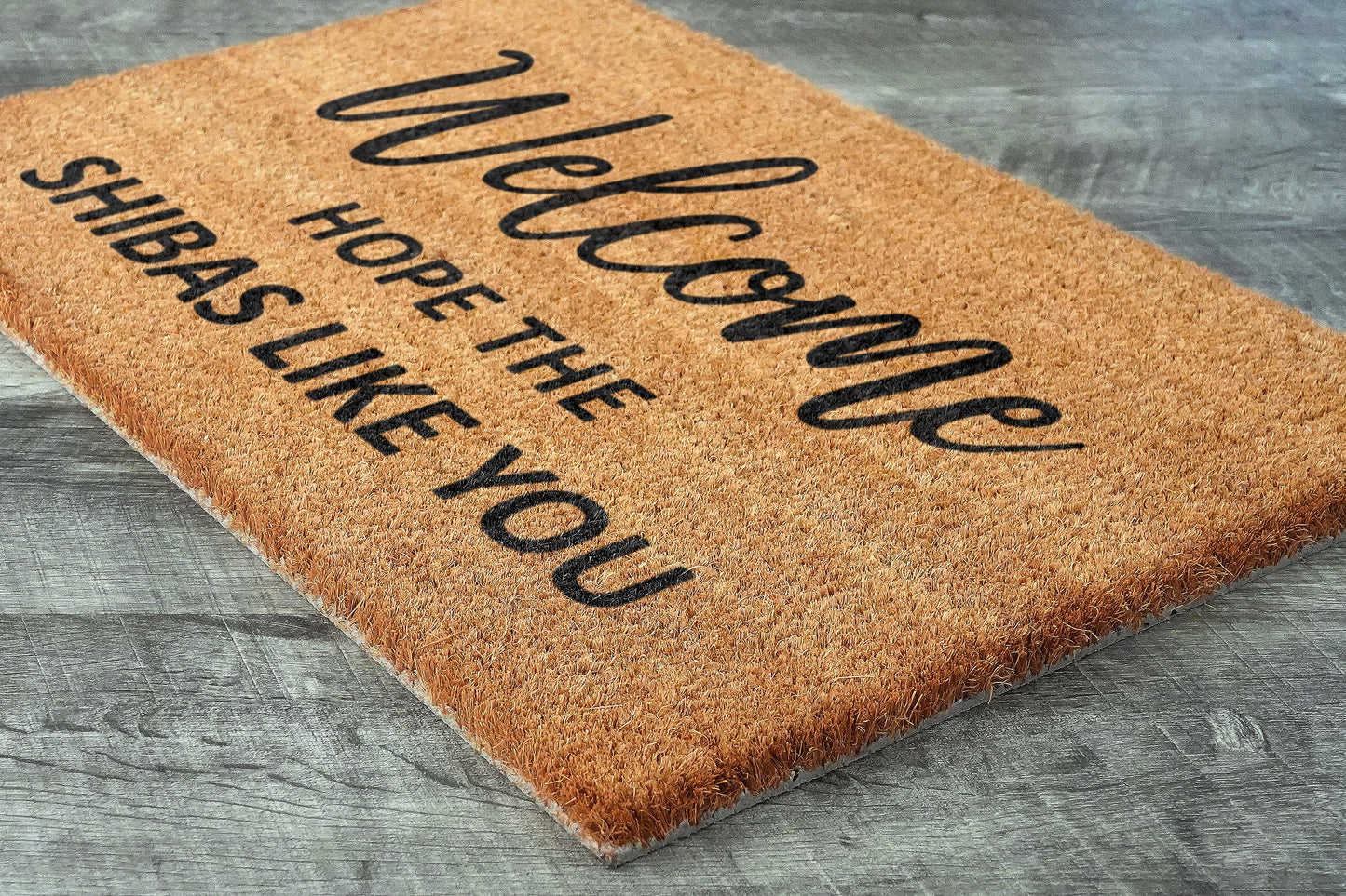 Shibas Like You Door Mat, Hope The Shibas Door Mats, Funny Shiba Doormat, Welcome Mats