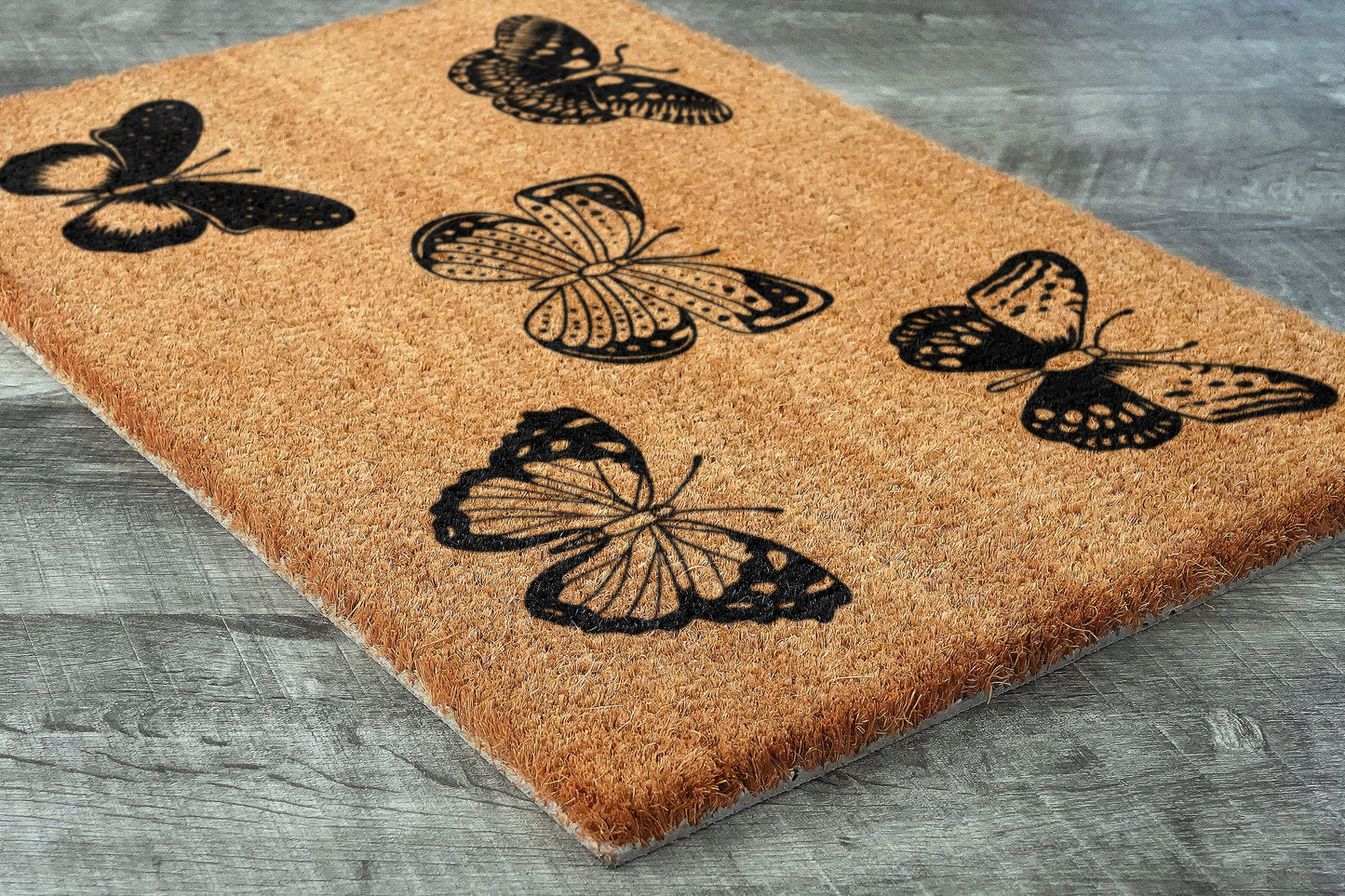 Butterfly Doormat, Welcome Doormats, Butterflies Outdoor Doormats, Butterfly Coir Mats, Welcome Funny Door Mats