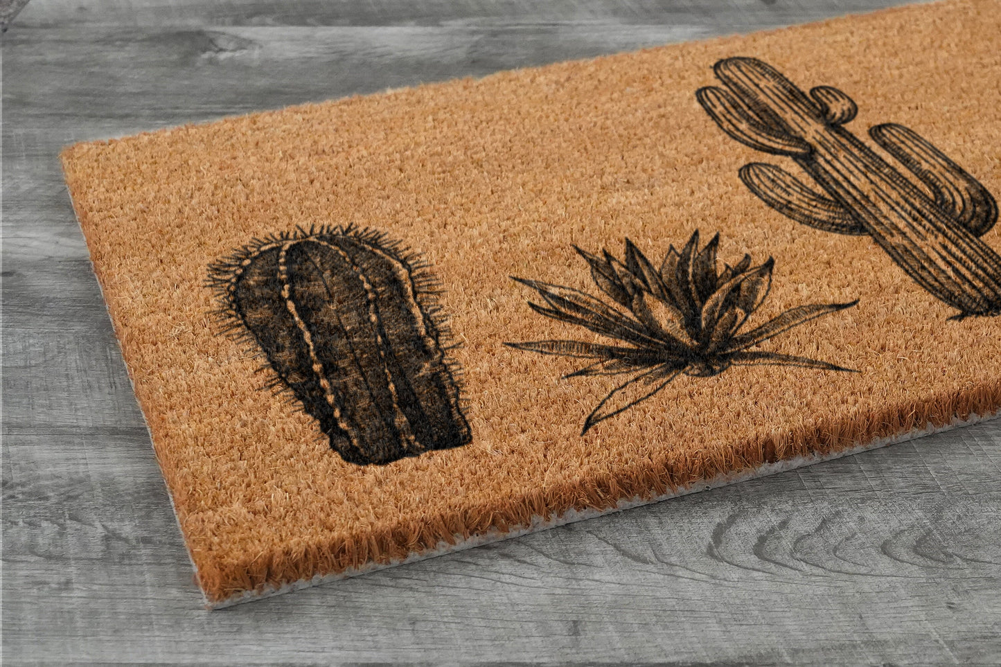 Cactus Welcome Doormat, Welcome Cactus Doormats, Cactuses Doormats, Cactus Coir Mats, Welcome Cactus Funny Door Mats