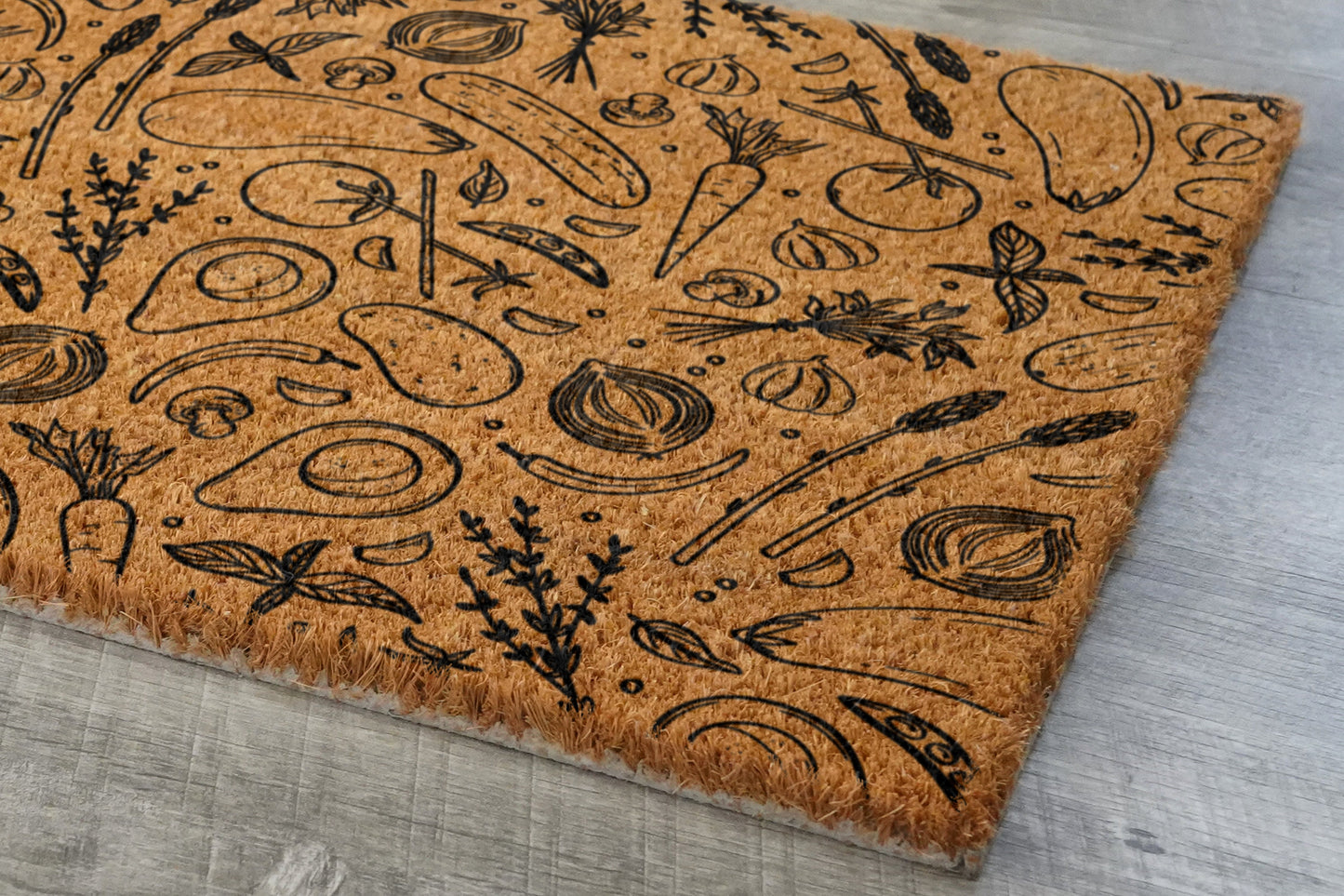 Vegetables Mat, Welcome Coir Doormats, Vegetables Doormats, Funny Cactus Coir Mats, Welcome Funny Vegetables Door Mats