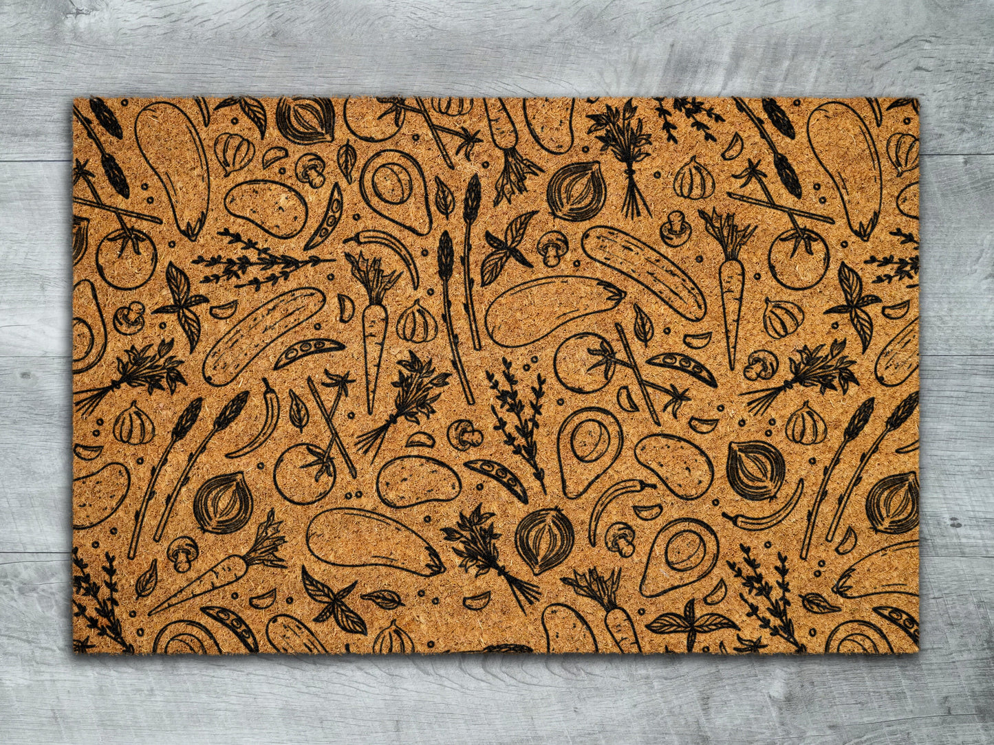 Vegetables Mat, Welcome Coir Doormats, Vegetables Doormats, Funny Cactus Coir Mats, Welcome Funny Vegetables Door Mats
