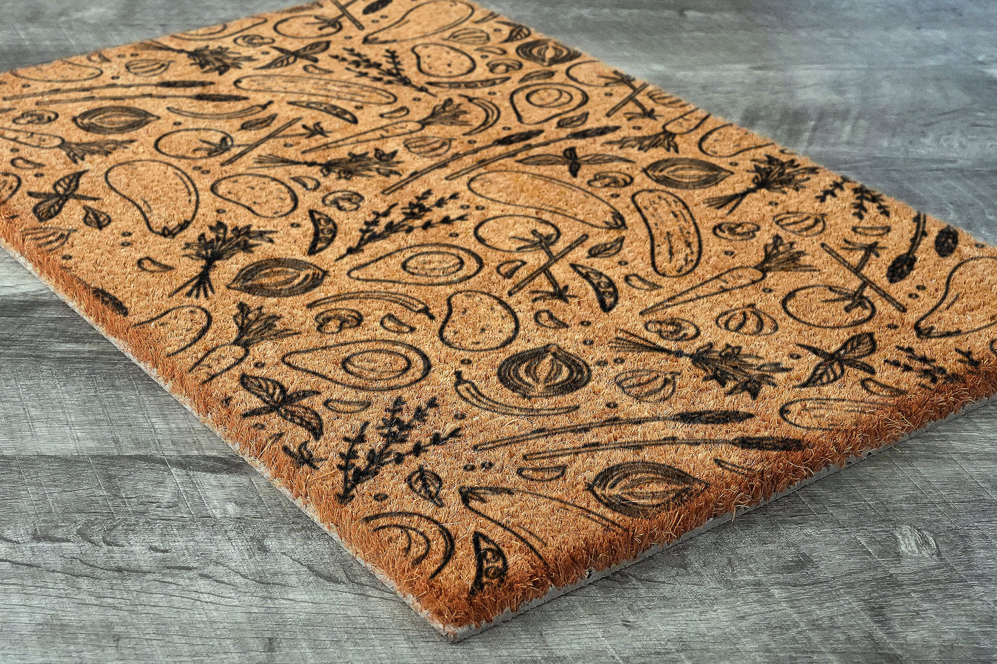 Vegetables Mat, Welcome Coir Doormats, Vegetables Doormats, Funny Cactus Coir Mats, Welcome Funny Vegetables Door Mats