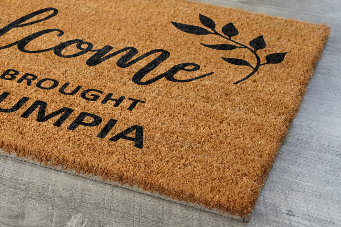 Wine and Lumpia Door Mat, Hope You Brought Wine and Lumpia Door Mats, Funny Wine Doormat, Welcome Mats