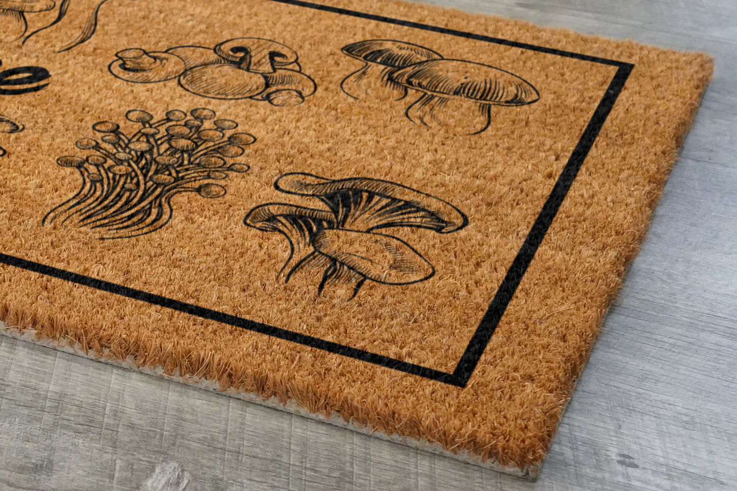 Welcome Mushroom Door Mats, Mushrooms Welcome Coir Door Mats, Mushroom Funny Doormat, Welcome Outdoor Coir Mat