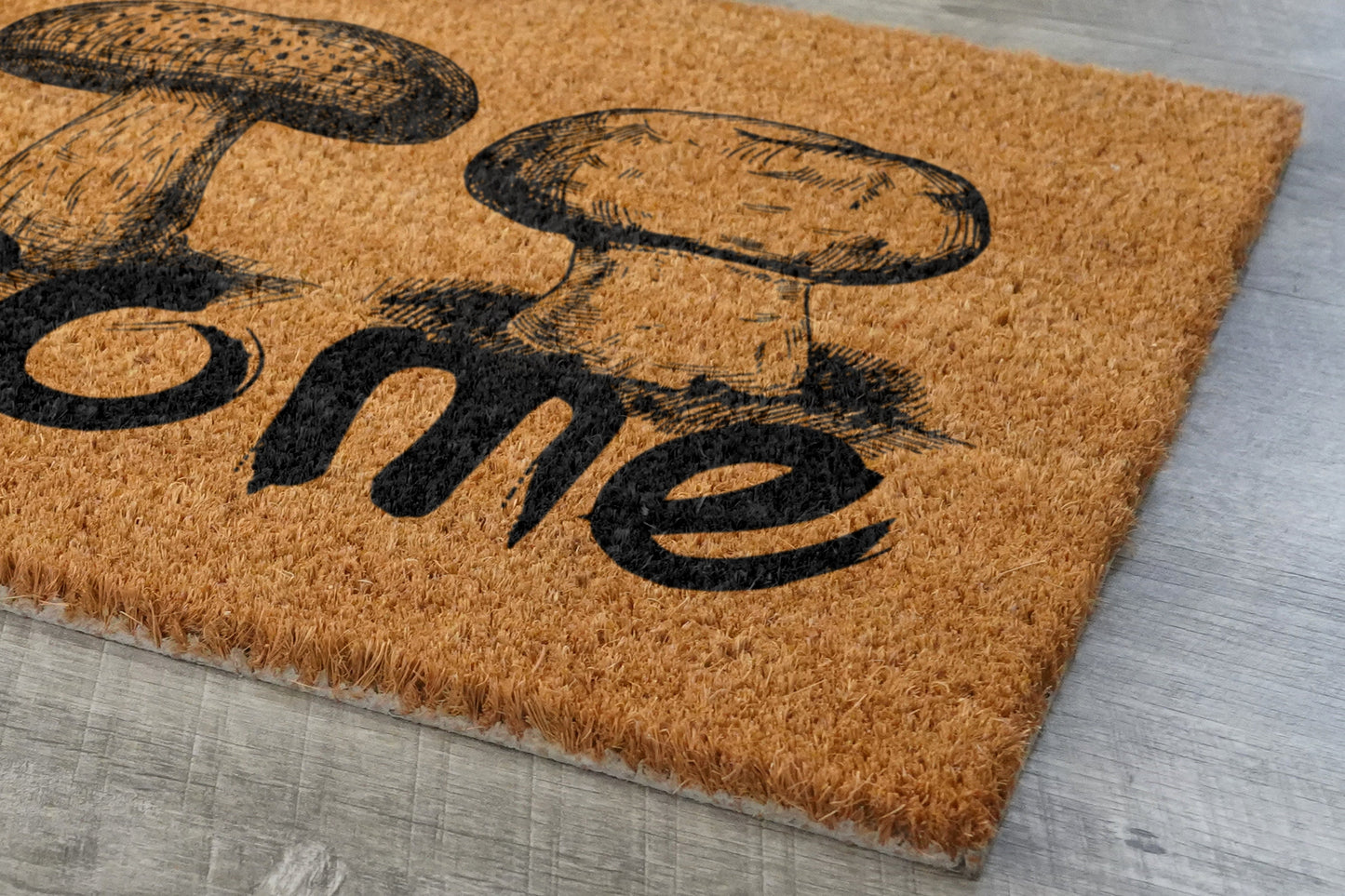 Mushroom Welcome Door Mats, Mushrooms Welcome Coir Door Mats, Mushroom Funny Doormat, Mushroom Welcome Outdoor Coir Mat