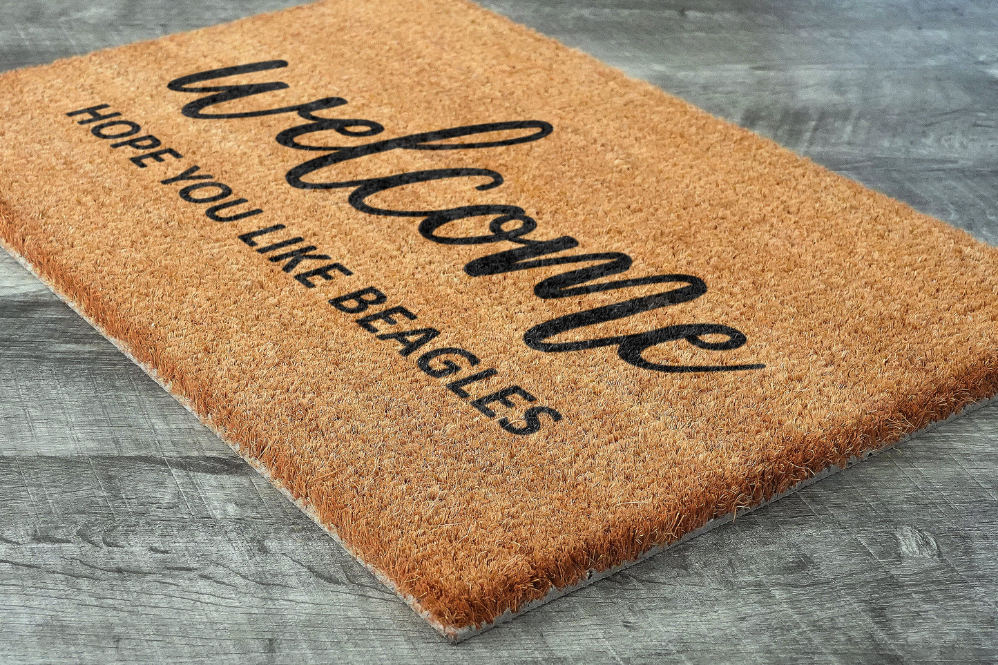 Beagles Home Door Mat, Hope You Like Beagles Door Mats, Funny Doormat, Welcome Beagles Coir Mats