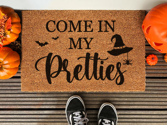 Halloween Bad Witch Doormat, Coir Door Mat, Welcome Mat, Front Door Mat, Outdoor Mats, Funny Doormat, Fall Welcome Mats, Halloween Coir Mats