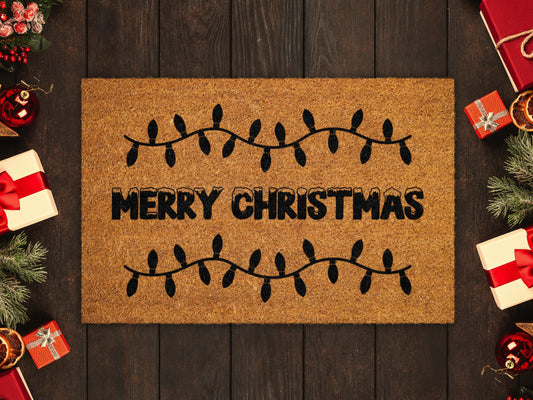 Merry Christmas Doormat, Merry Christmas Coir Door Mat, Front Door Mat, Outdoor Mats, Funny Doormat, Welcome Mats, Coir Mats