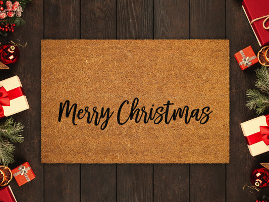 Christmas Doormat, Merry Christmas Coir Door Mat, Front Door Mat, Funny Doormat, Welcome Mats, Christmas Coir Mats
