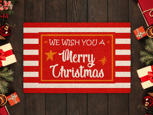 Christmas Door Mat, Merry Christmas, Christmas Snow Coir Door Mat, Front Door Mat, Outdoor Mats, Funny Doormat, Christmas Mats, Coir Mats