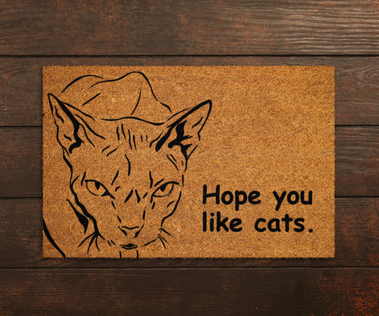 Hope You Like Cats Doormats, Cats Doormat, You Like Cats Doormat, Cat Welcome Doormats, Cats Doormats, Cat Funny Doormats