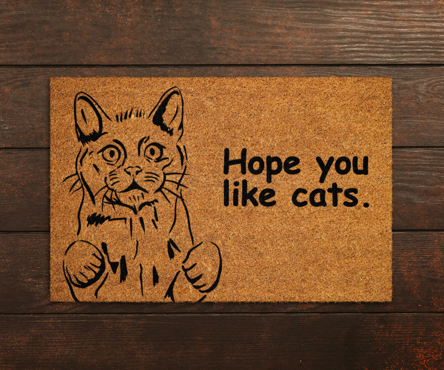 Hope You Like Cats Doormats, Cats Doormat, You Like Cats Doormat, Welcome Doormats, Cats Doormats, Funny Cat Doormats