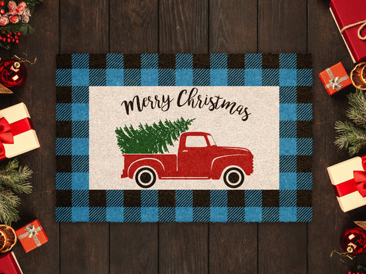 Christmas Merry Christmas, Christmas Snow Coir Door Mat, Front Door Mat, Christmas Outdoor Mats, Funny Doormat, Welcome Mats, Coir Mats